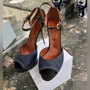 Denim Sergio Rossi Heels 39.5